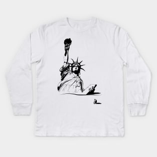 Planet of the Apes - Minimalist Kids Long Sleeve T-Shirt